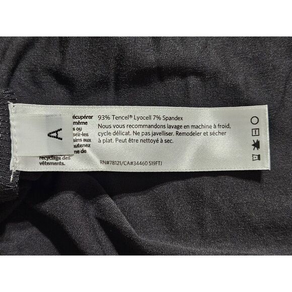 NEW! Eileen Fisher Ballet Neck Top 3/4 Sleeve Graphite Women's XXS NWT‎ - Picture 5 of 6